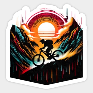 Outdoor Downhill Mountain Bike Design Sticker